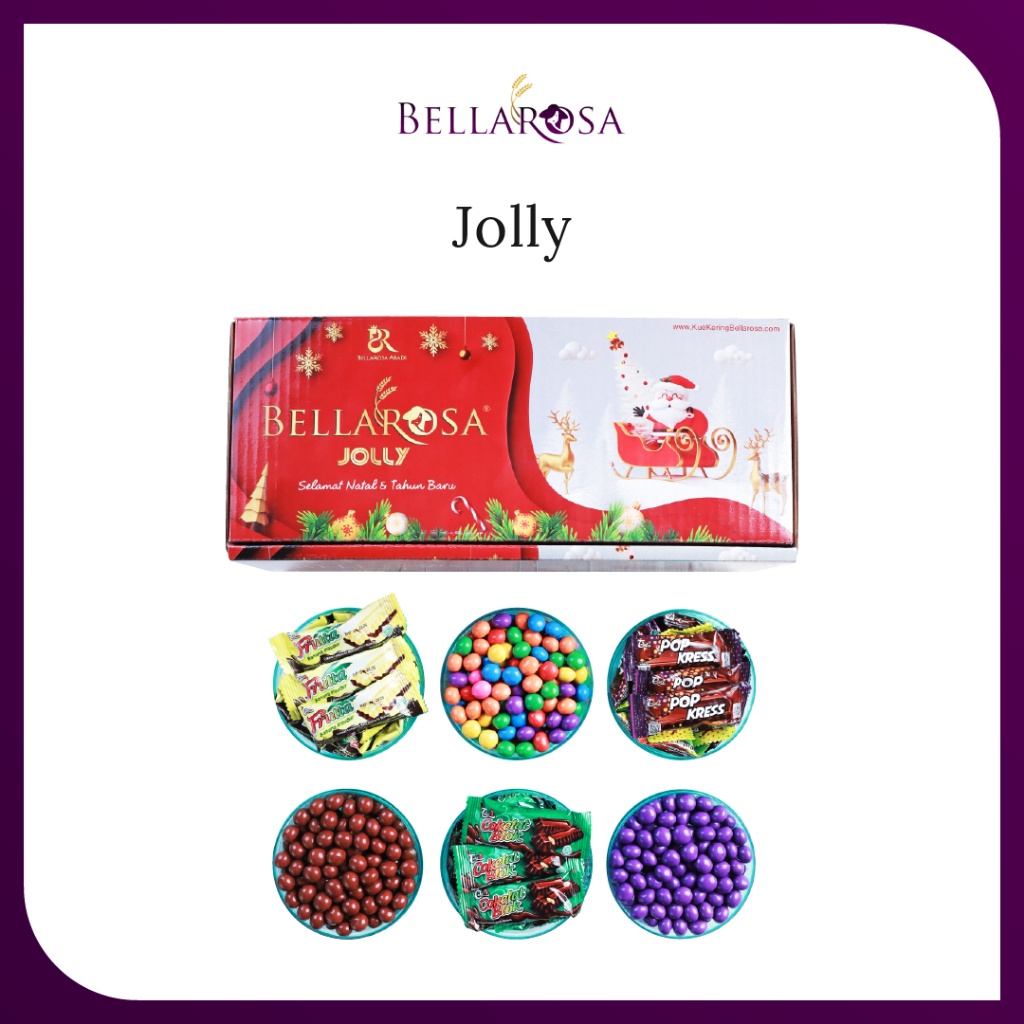 

MALL BELLAROSA Edisi Jolly Hampers Natal Cemilan Manis Makanan Viral Ringan Snack Coklat Terlaris