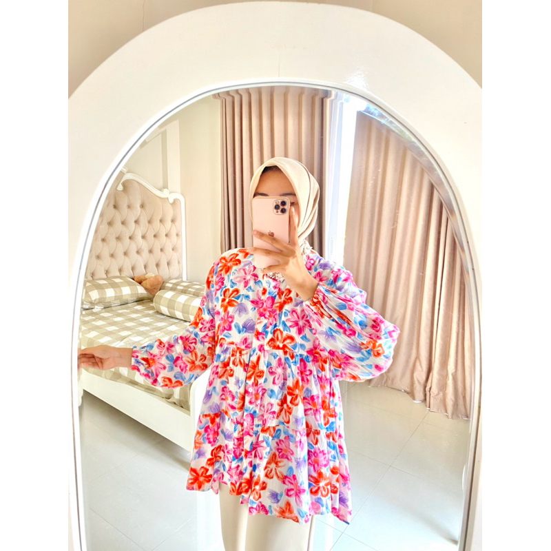 Ayana Tunik Rayon Motif Busui Friendly