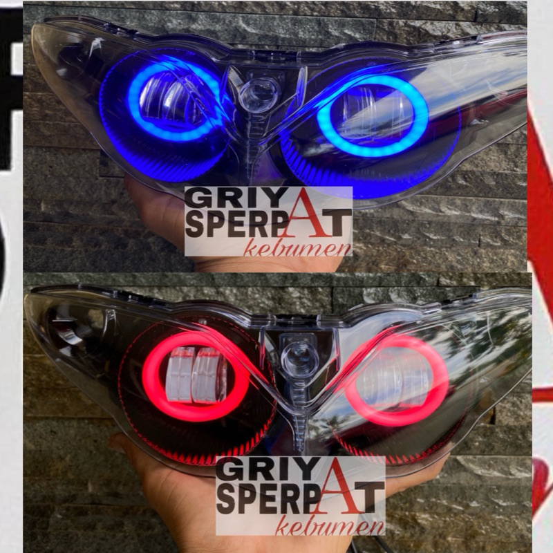 LAMPU DEPAN JUPITER Z NEW BURHAN  LED