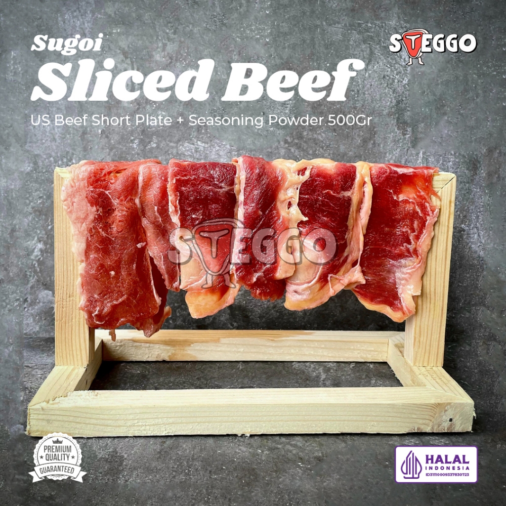 

SUGOI Sliced Beef Shortplate/Beef Slice/Daging Sapi Lapis by STEGGO