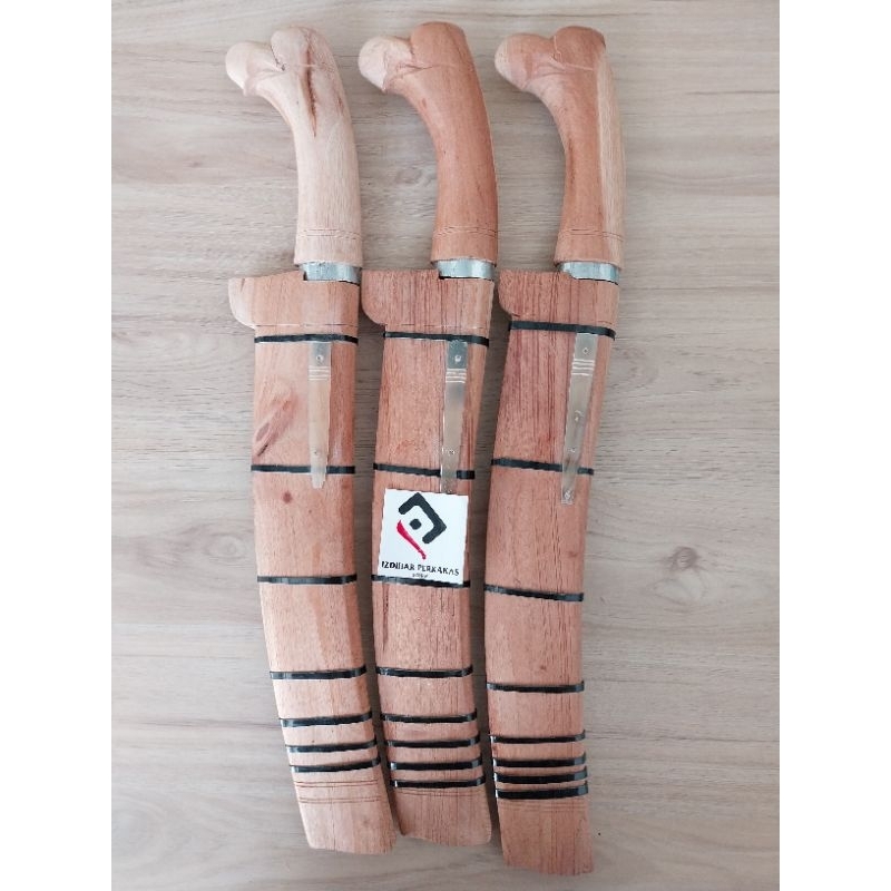 bedog 30cm full kayu mahoni khas galonggong