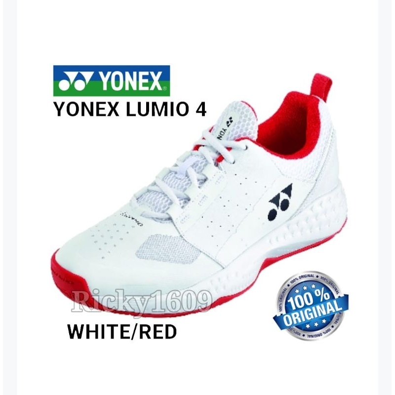 BIG PROMO SEPATU TENIS YONEX LUMIO 4 - POWER CUSHION - ORIGINAL YONEX
