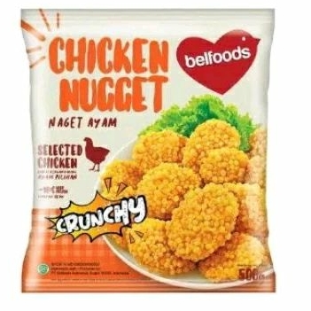 

BELFOODS CHICKEN NUGET CRUNCHY 500g