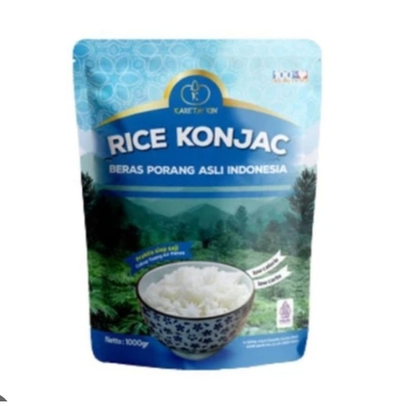 

Beras PORANG SHIRATAKI PRICE KONJAC Kareta' Kin 500gr