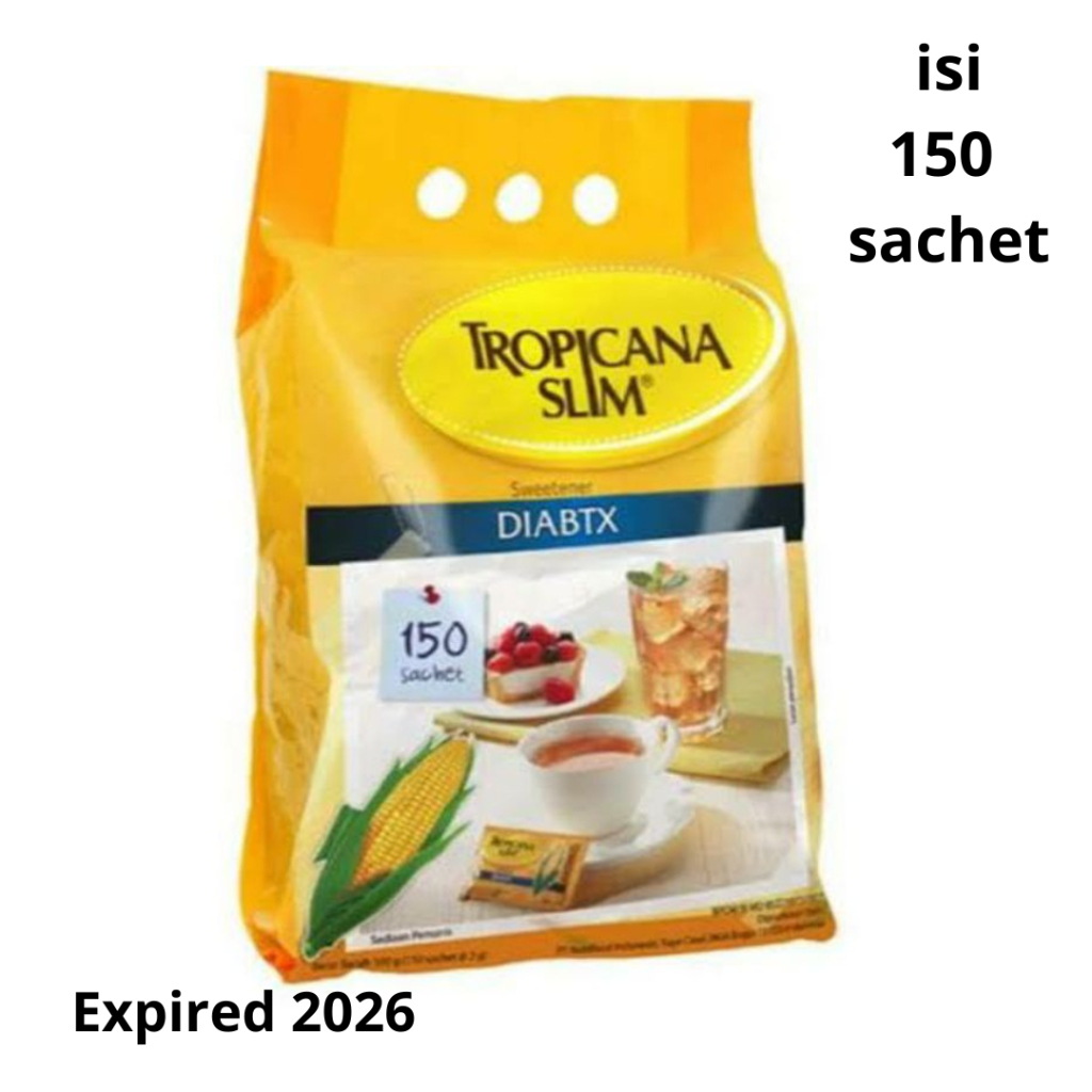 

TERMURAH TROPICANA SLIM DIABTX 2gr@150 SACHET READY STOCK