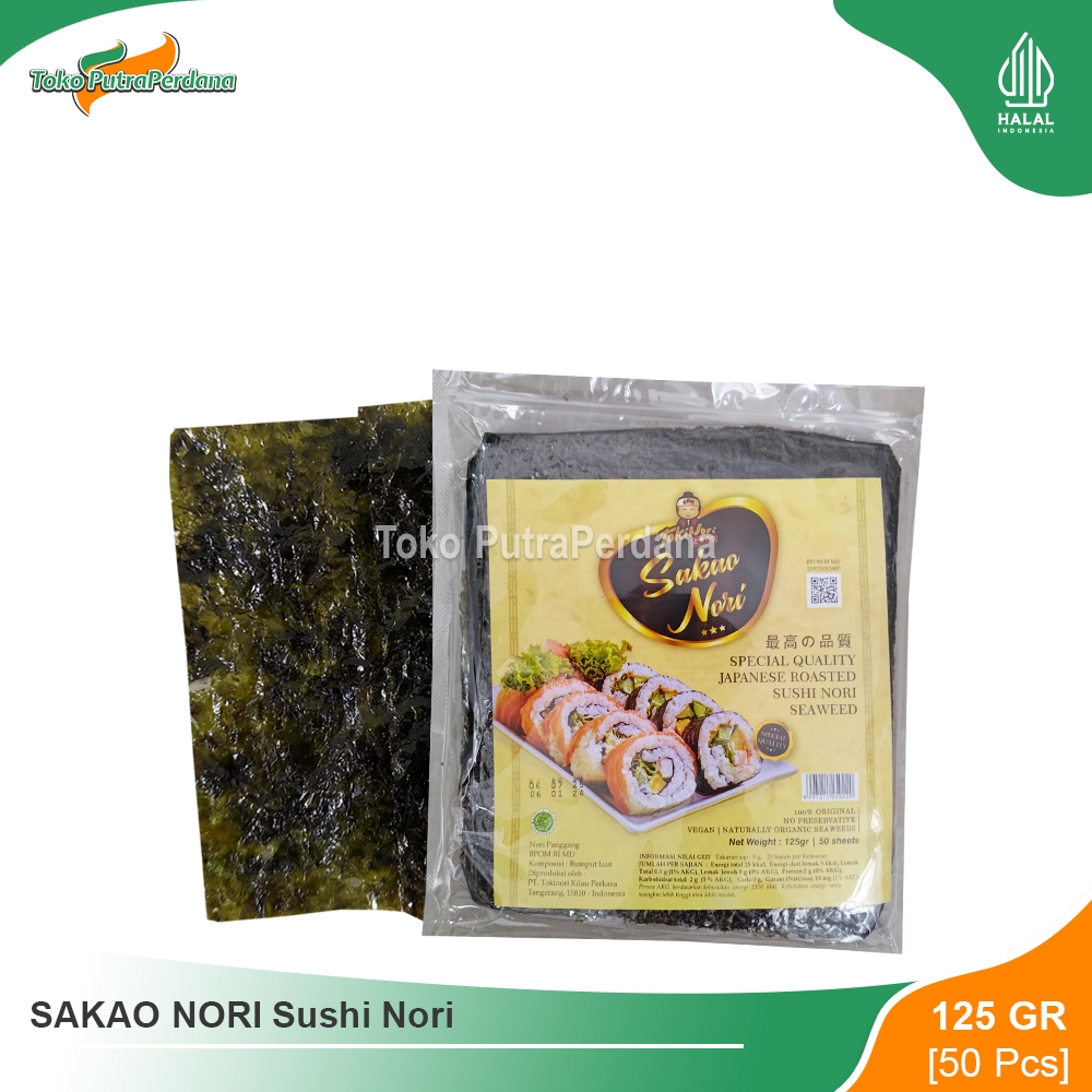 

SAKAO NORI Sushi Nori 50 Lembar (125gr)