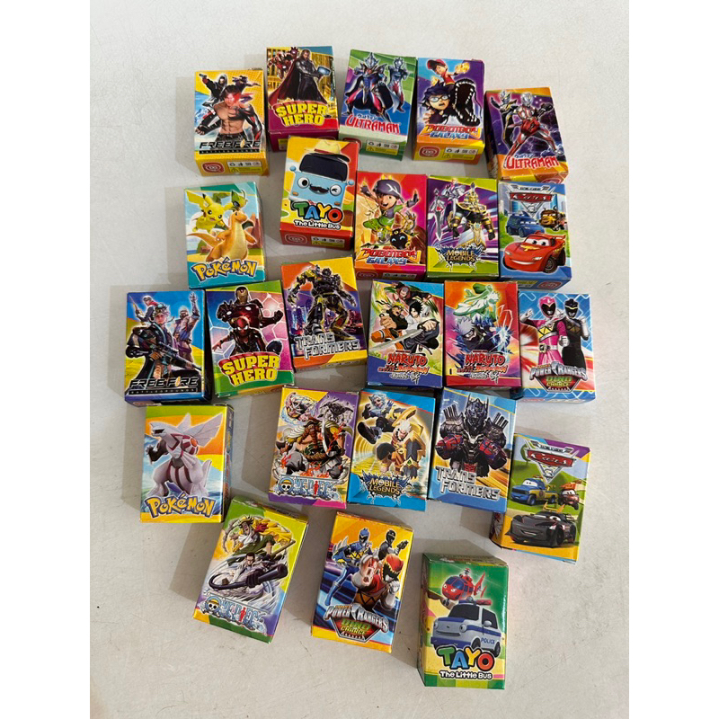 Mainan Kartu Poker Mini Karakter / Mainan Anak Murah / Mainan Kartu Remi Karakter