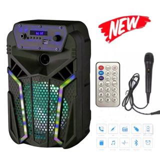 SPEAKER BLUETOOTH PROTABLE 6'5 INC KIMISO QS -2602 PLUS MIC DAN REMOTE KARAOKE KM-2602 *