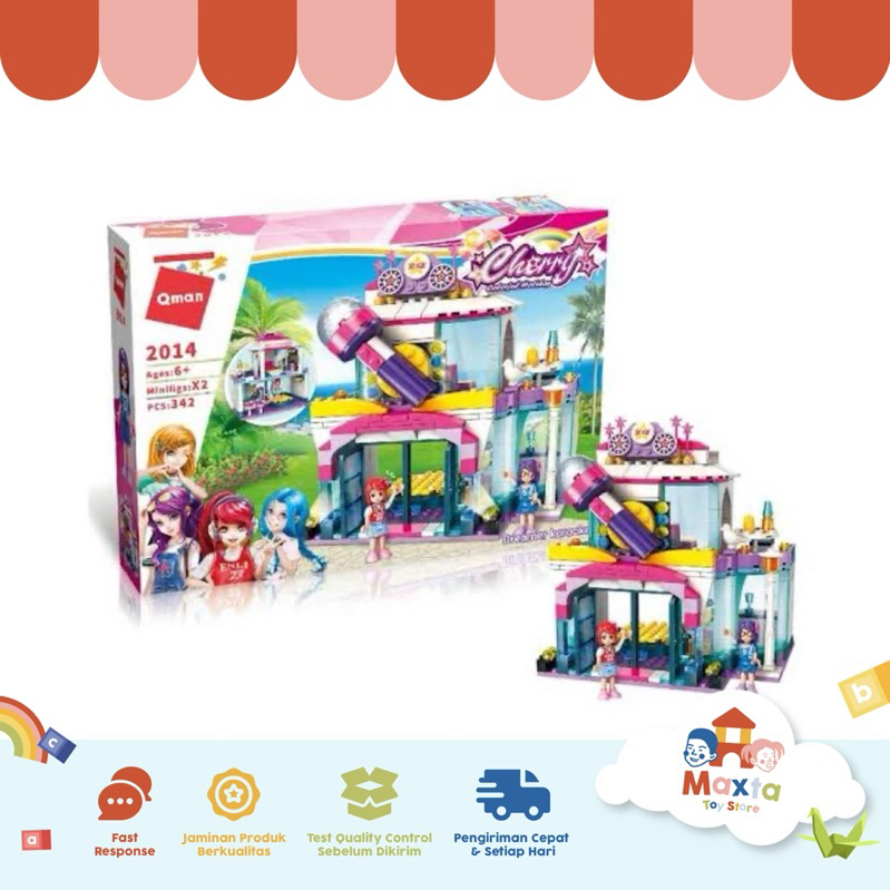 Bricks Lego Block Qman Cherry Colorful Holiday Dreamer Karaoke 2014