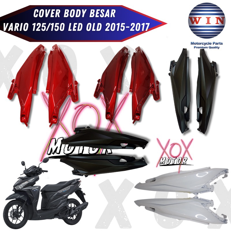 Cover Body Besar Vario 125 150 2015 2016 2017 WIN | bodi samping belakang kiri kanan motor honda ESP