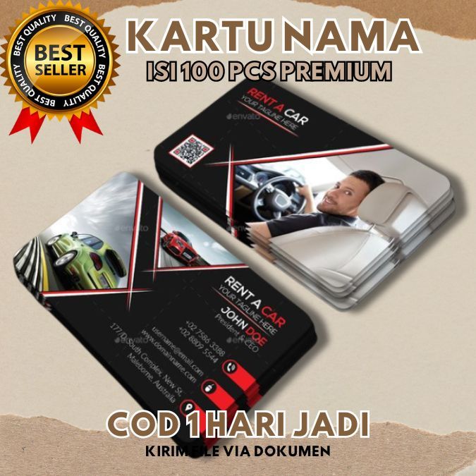 

KARTU NAMA BISNIS ISI 100 PCS BISA COD 1 HARI JADI