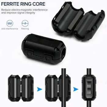 TDK Snap On Noise Filter Ferrite Cable RF EMI