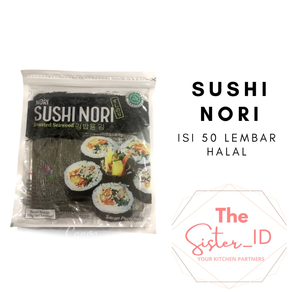 

1212 Promo Brand Sushi nori Rumput Laut 5 lembar Halal serbuuu
