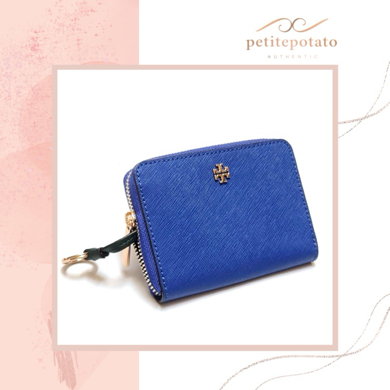 DOMPET BRANDED WANITA TORY BURCH EMERSON ZIP COIN CASE