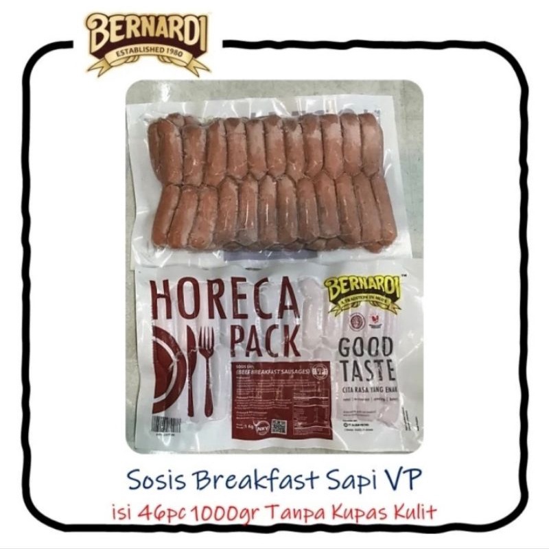 

Star Sosis Sapi Bernardi Horeca Pack 1Kg