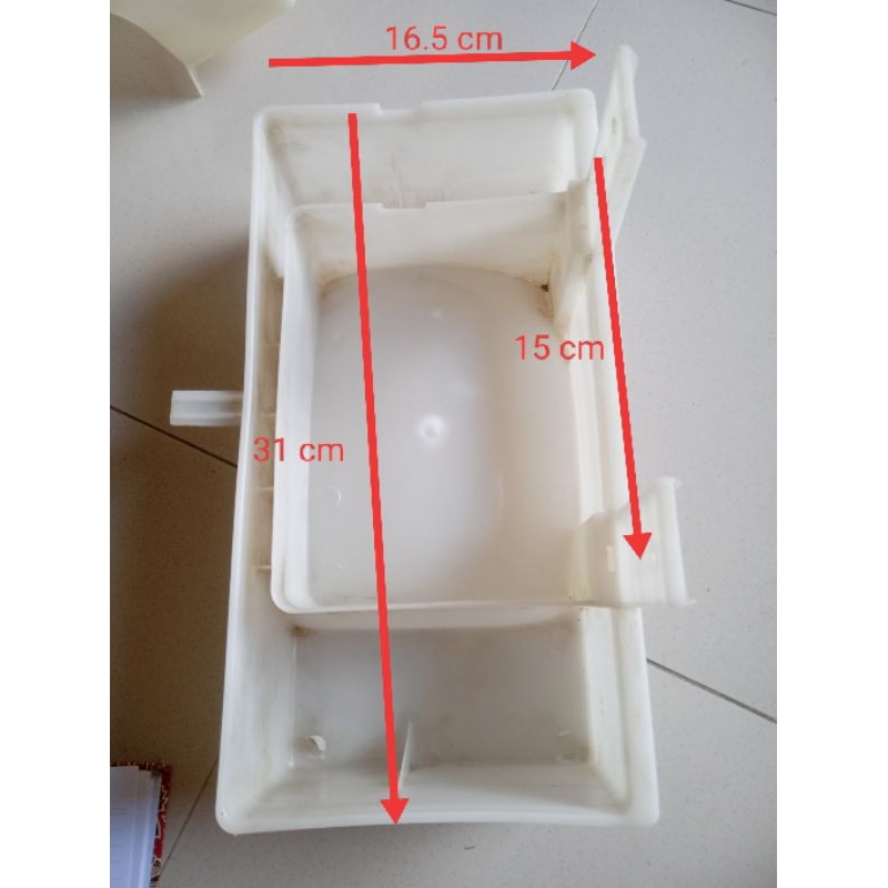 Tampung air kulkas Sharp 2 pintu ORI CABUTAN