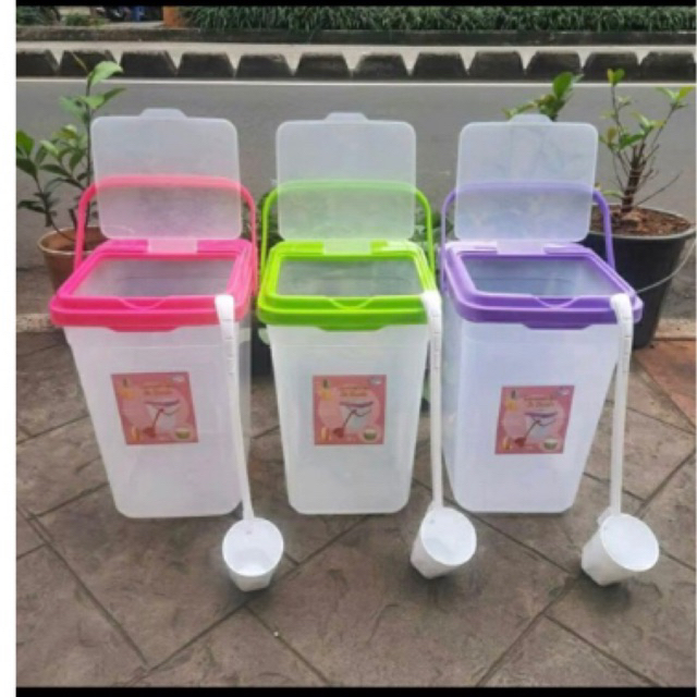 AN tempat es buah / aquarium es buah ukuran 15Liter - 25 liter + gayung / box es / tempat es kelapa