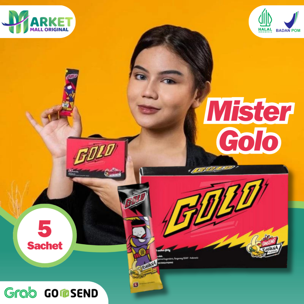 Golo Ginseng Original Minuman Serbuk Peningkat Stamina Vitalitas Pria