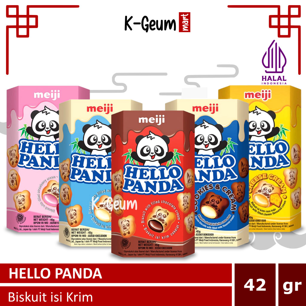 

Hello Panda Chocolate / Strawberry / Milk / Cookies & Cream / Cheese