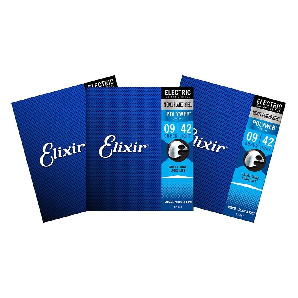 Senar Gitar Elektrik Elixir Nanoweb Elektrik Optiweb