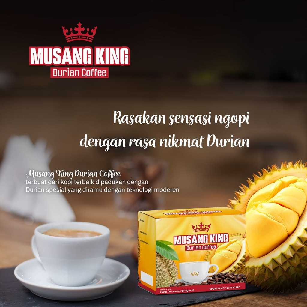 

KOPI DURIAN MUSANG KING | KOPI DURIAN | KOPI DURIAN SACHET