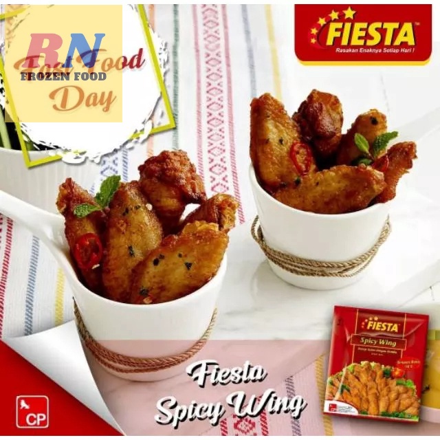 

1212 HARGA GROSIR Fiesta Spicy Wing 5 gr II Sayap Ayam Berbumbu