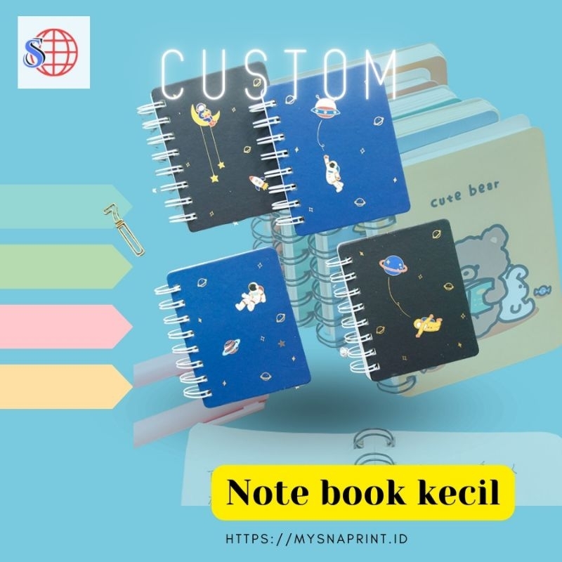 

custom note book spiral