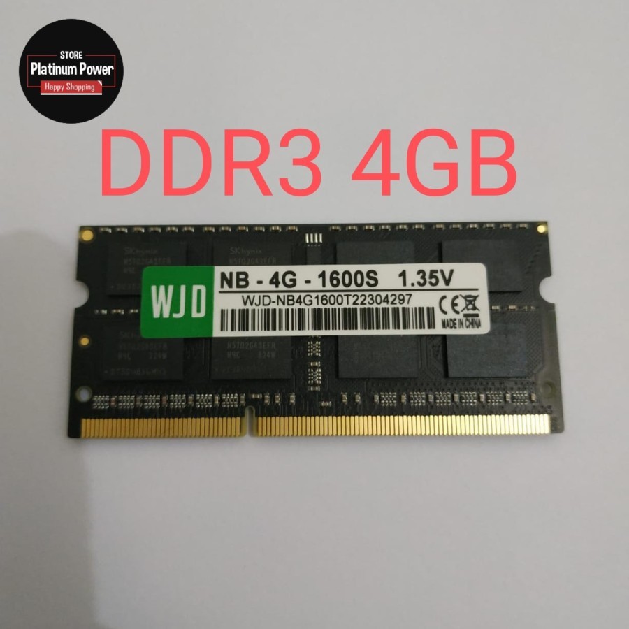 RAM Memory Laptop DDR3 DDR 3 Soddim 4GB