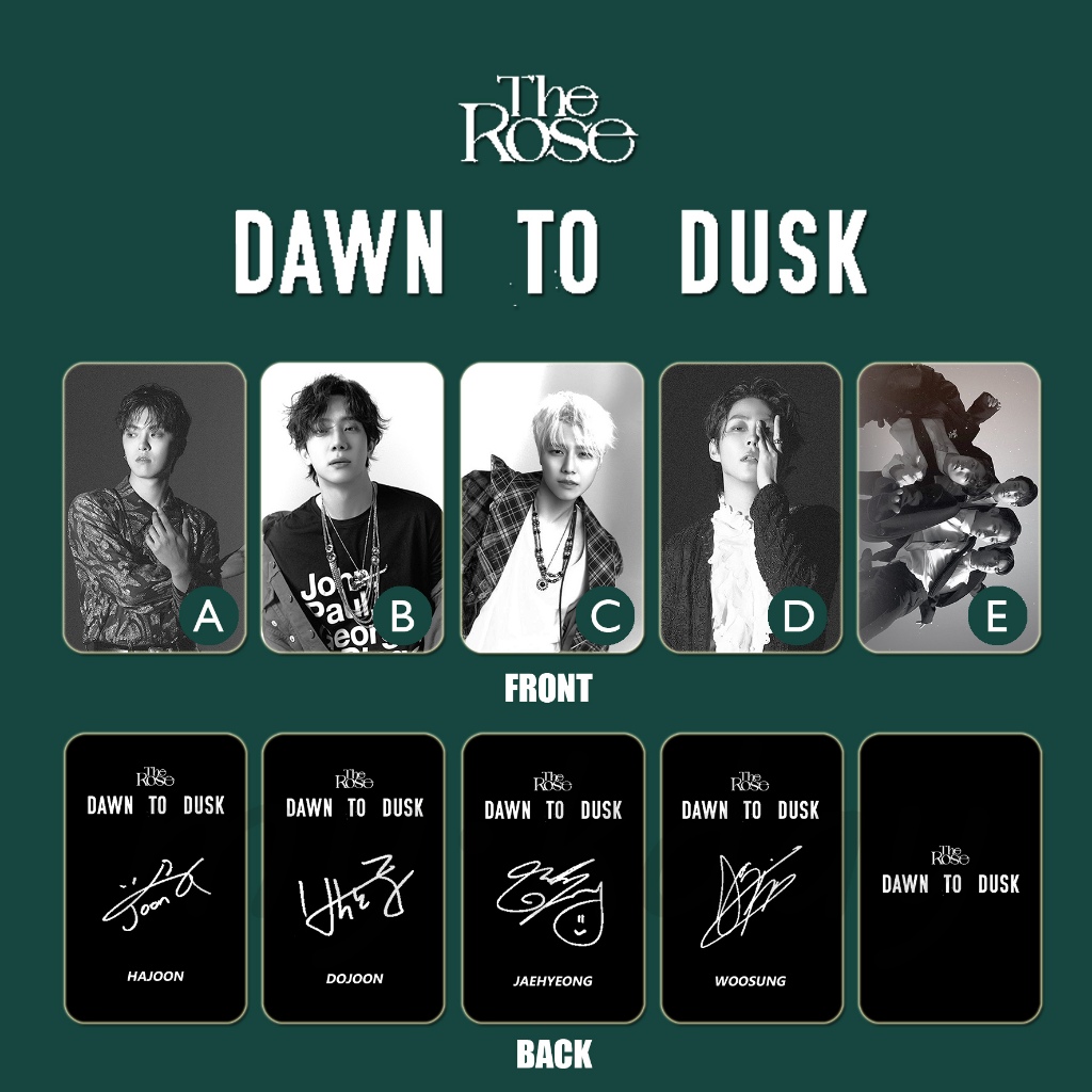 PC-1529, Unofficial Photocard The Rose Dawn to Dusk 2 sisi