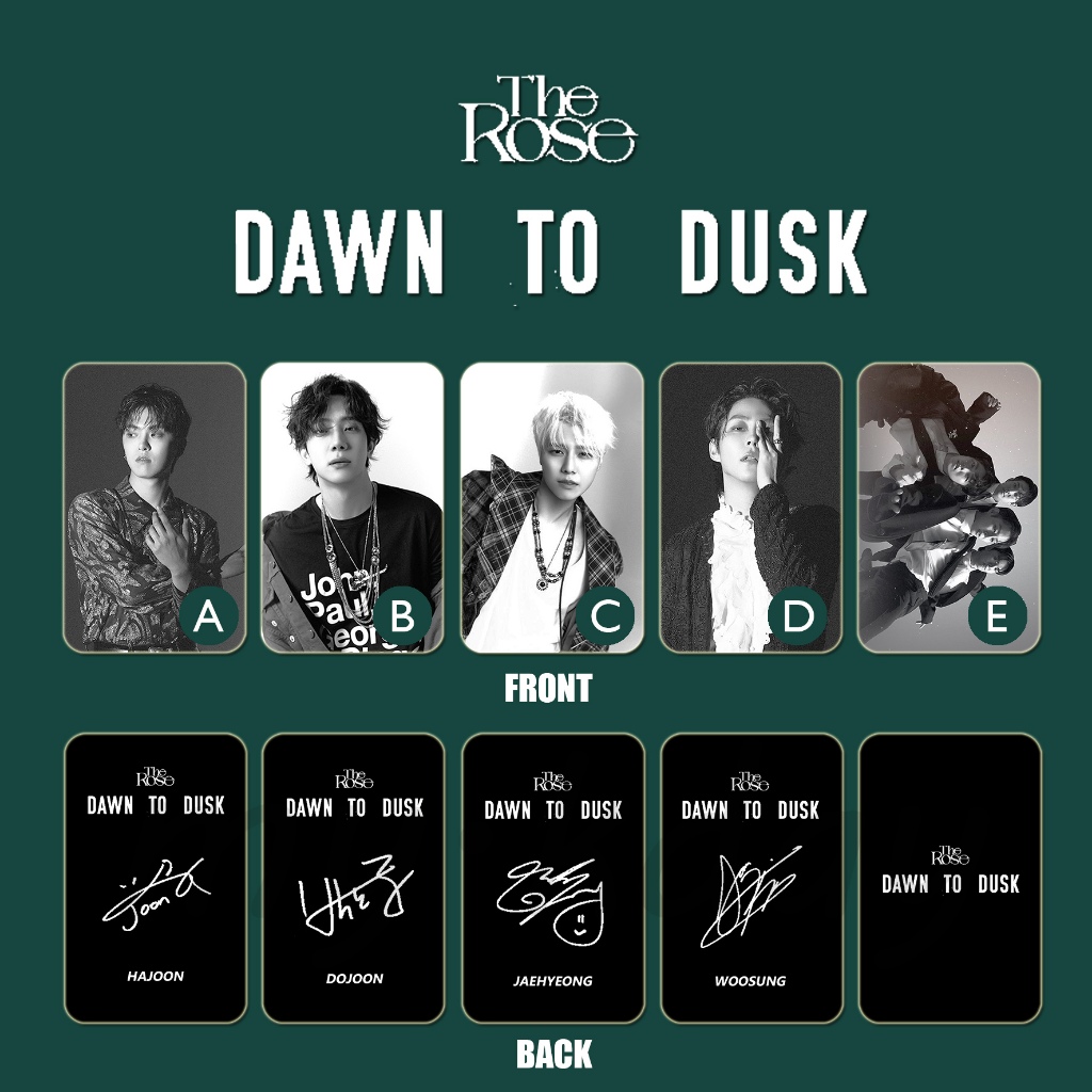 PC-1529, Photocard The Rose Dawn to Dusk 2 sisi