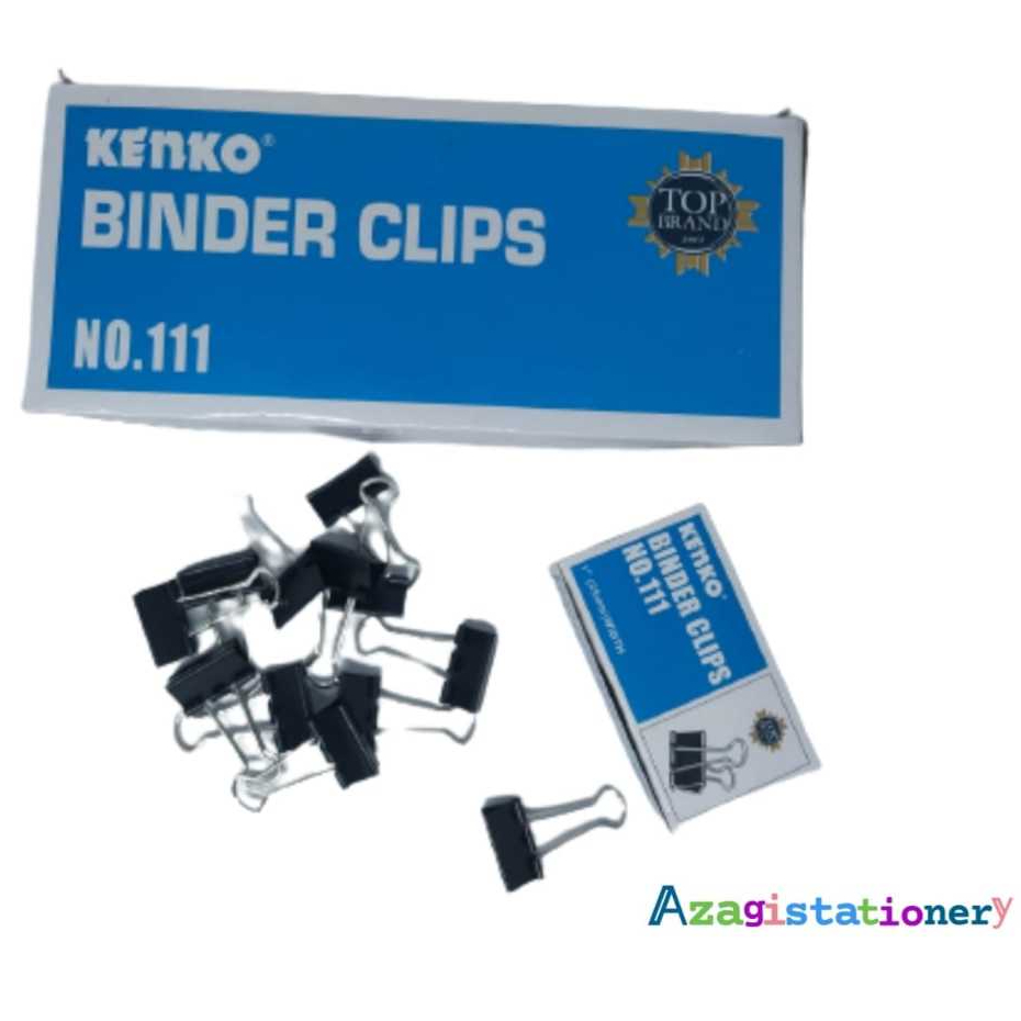 

Penjepit Kertas Kenko / Binder Clips / Penjepit Kenko 25 mm No. 111