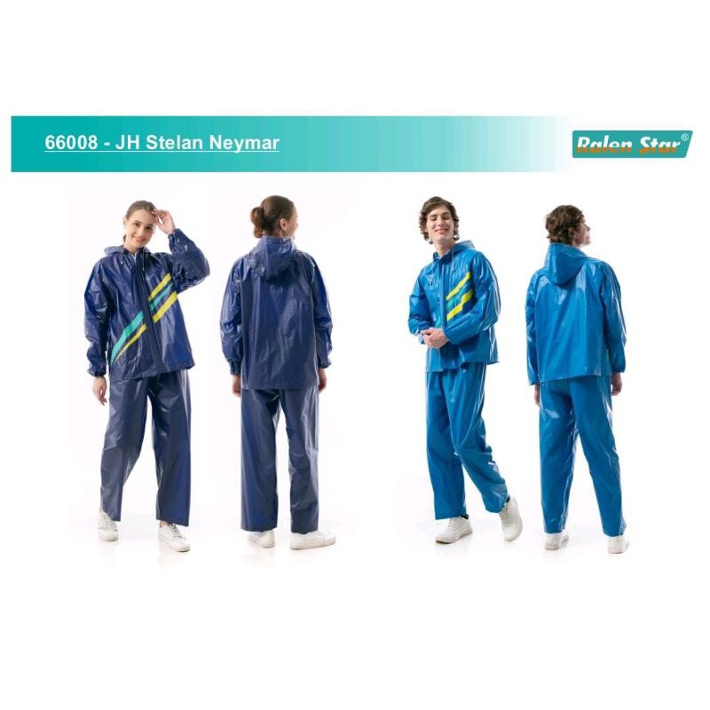 Jas Hujan Dewasa Stelan Neymar 66008 Ralen Star