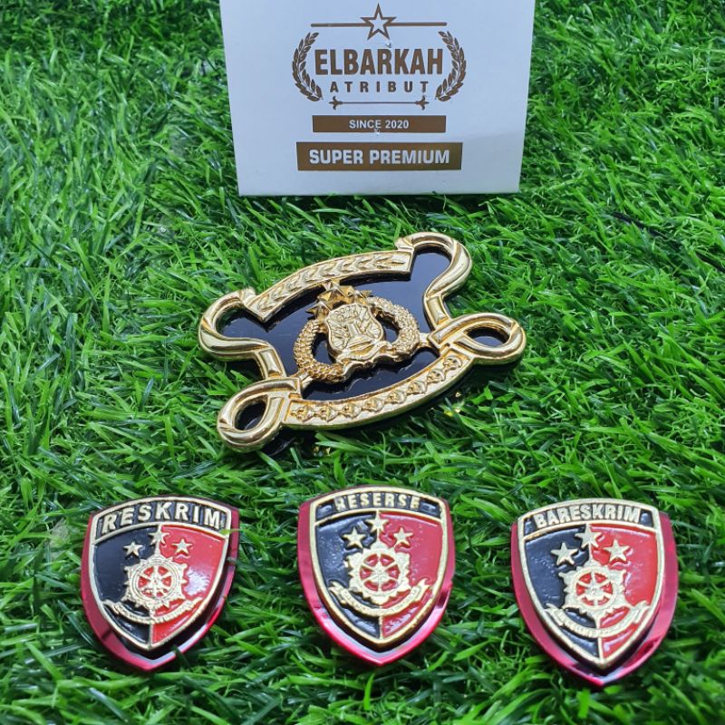 ATRIBUT PIN POLRI RESKRIM PIN BARESKRIM PIN RESERSE SUPER PREMIUM EXCLUSIVE