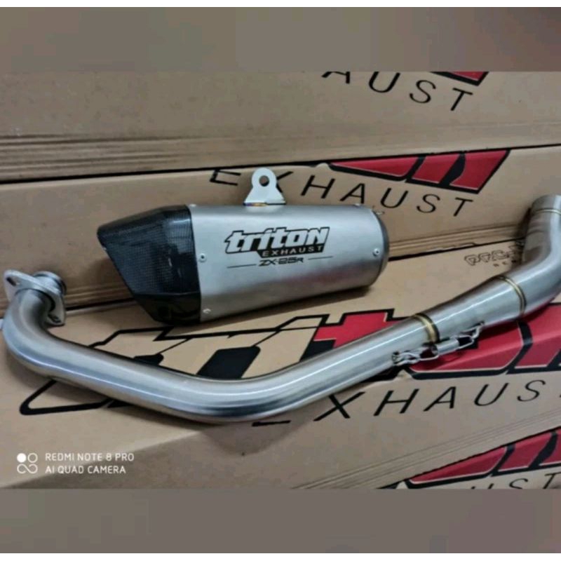 Knalpot Racing R 15 Ninja Mono Sl Cbr 150r Cb 150r Gsx 150 Original Triton Exhaust type Neuro Short
