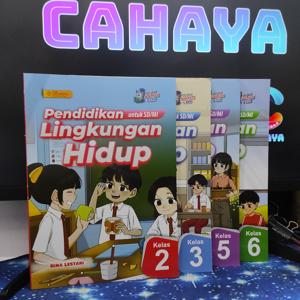 Buku PLH Pendidikan Lingkungan Hidup Untuk sd mi Kelas 1 2 3 4 5 6 kurikulum merdeka penerbit Thursi