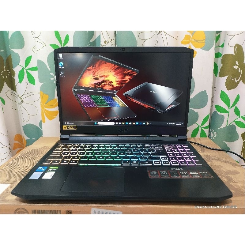laptop gaming acer predator nitro 5 an515-56 i5 gen 11 gtx 1650