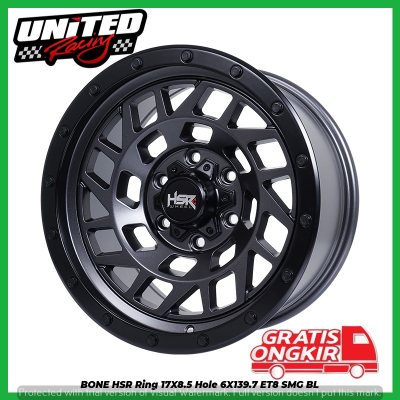 VELG OFFROAD RING 17 HSR BONE UNTUK PAJERO HILUX FORTUNER VNT STRADA R17 PELEK GAHAR