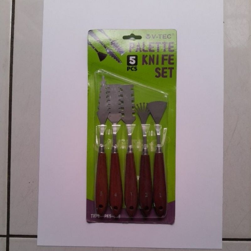 

palette knife V-TEC set 5 pcs