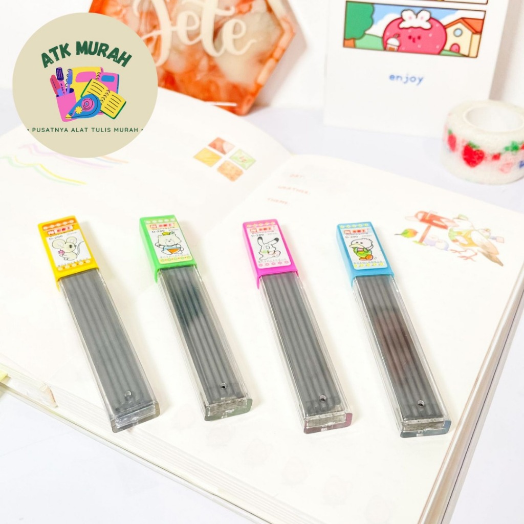 

ALAT TULIS SEKOLAH AESTHETIC REFILL PENSIL DUONA UKURAN 2.0 RF-1110