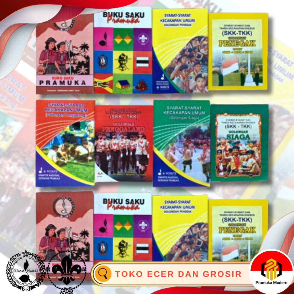 Buku pramuka lengkap buku SKU , SKK - TKK dan BUKU SAKU harga perbiji