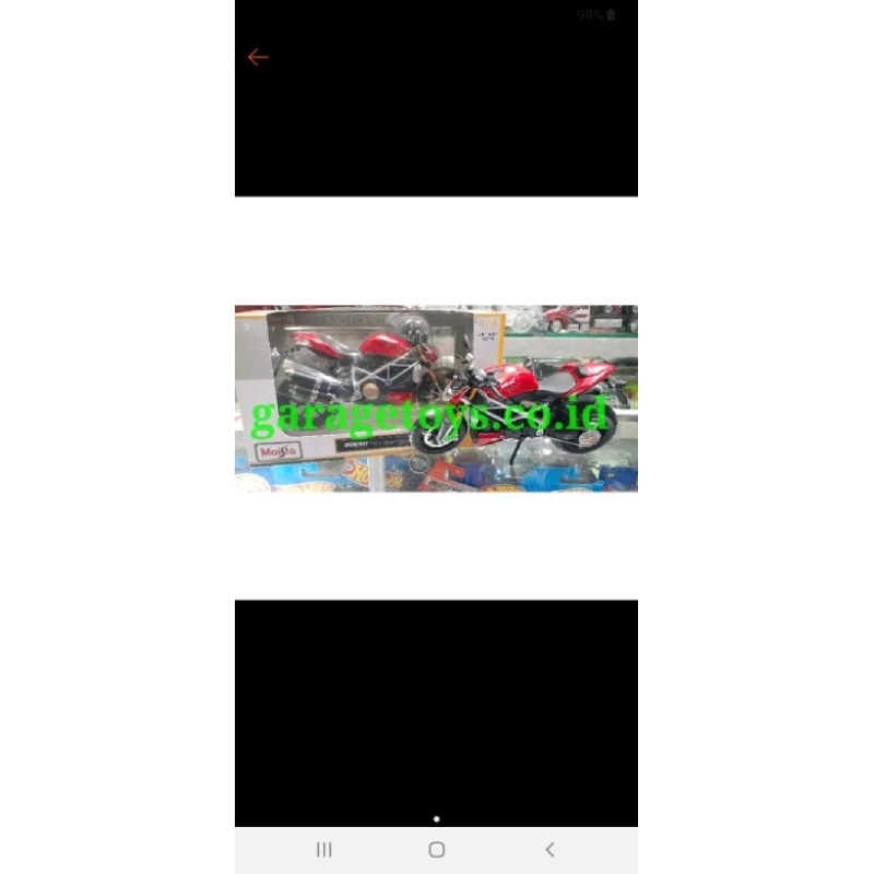 Maisto 1:12 Diecast Ducati Streetfighter