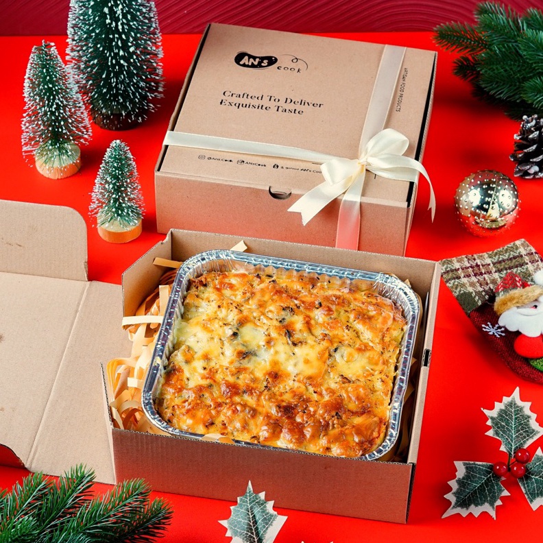 

Ready Stok Christmas Hampers Parcel Natal Parsel Tahun Baru New Year Gift Makaroni Macaroni Schotel with Bechamel Sauce