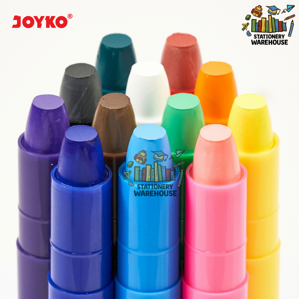 

YUH Silky Crayon Krayon Halus Joyko SLC-A SLC-A-12 SLC-A-24 SLC-A-36 SLC-A-48 12 , 24 , 36 dan 48
