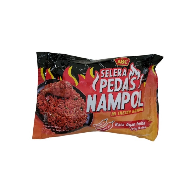 

Mie Abc Selera Pedas Nampol Ayam Pedas 80g