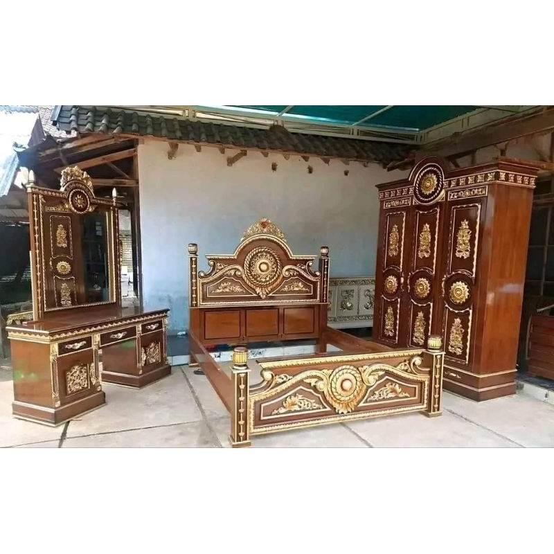 kamar set jati, kamar set ukiran kayu jati