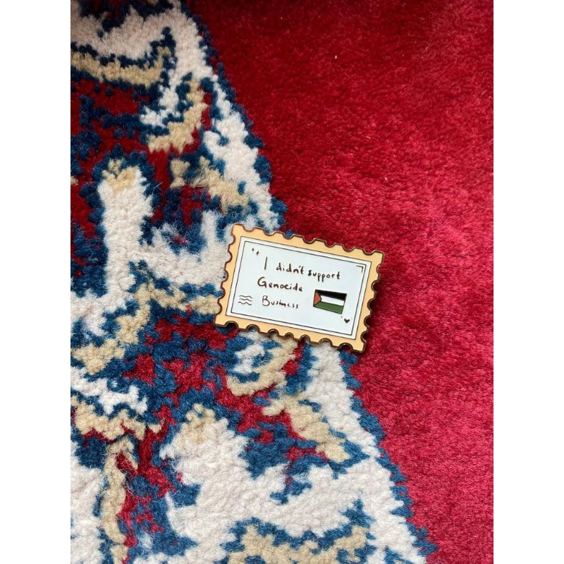 Enamel Pin Palestine Themed (Perangko + Magnet)