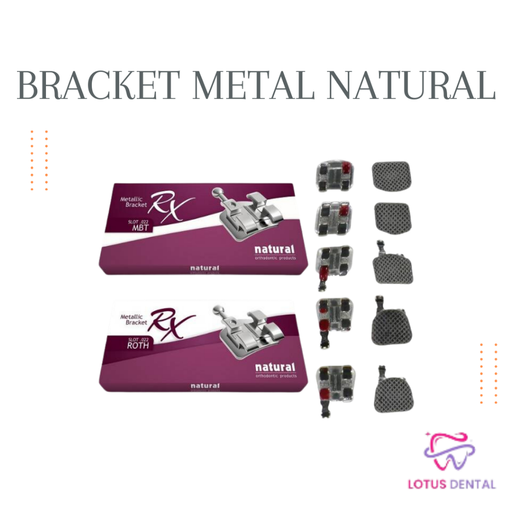 Bracket Metal Natural // Behel // Ortho // Orthodontics