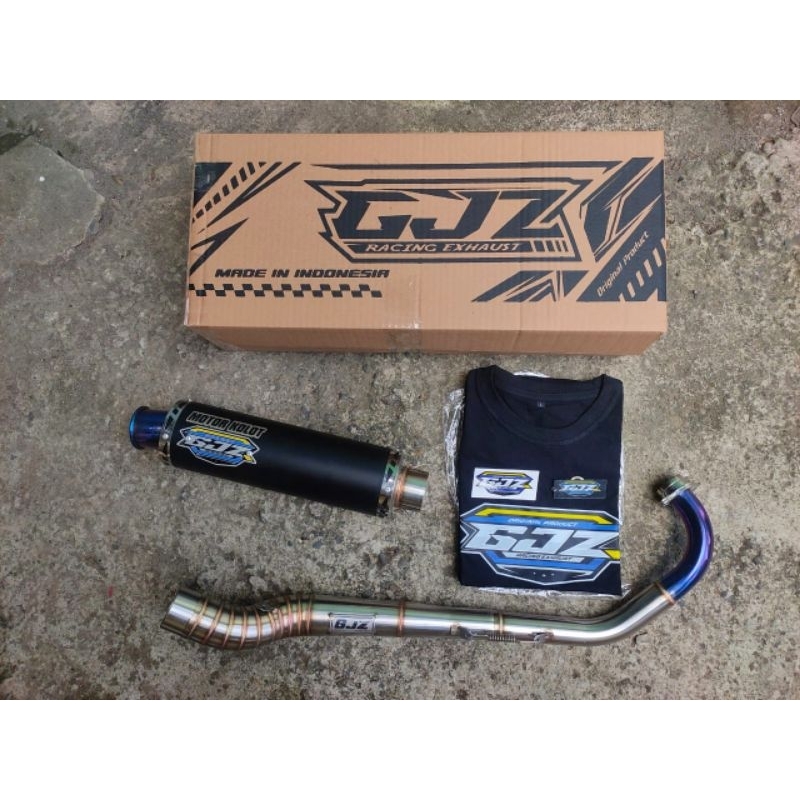 Knalpot Original Gjz Racing Exhaust Mx Old Mx New Mx King Step Standar