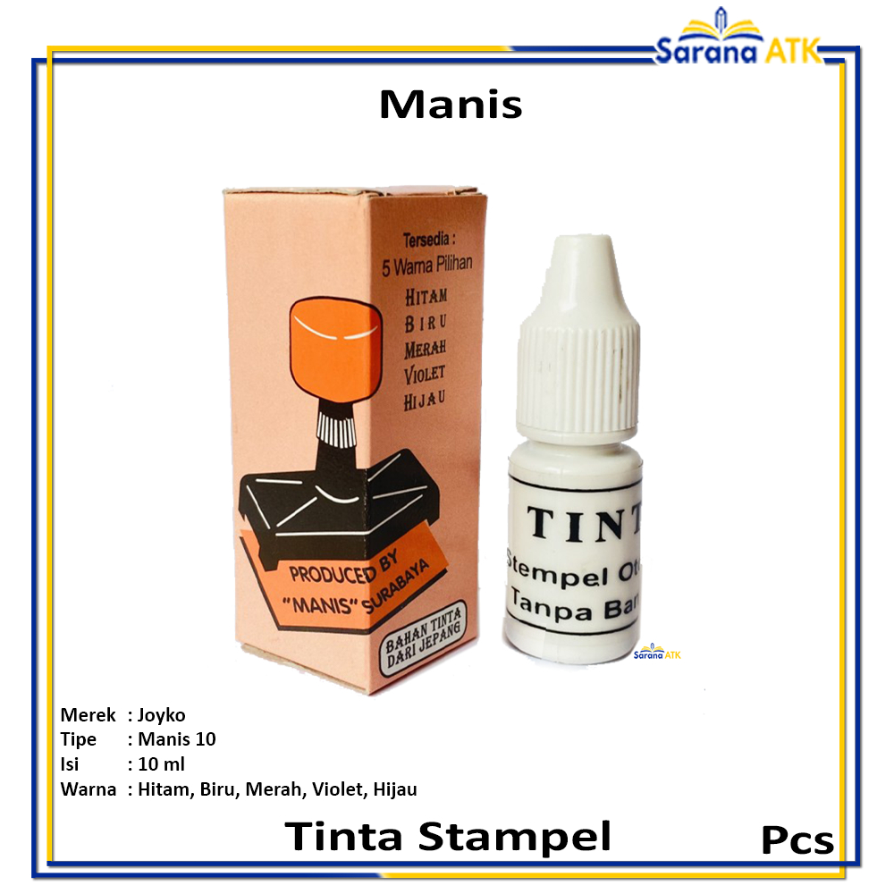 

Manis - Tinta Manis Tanpa Bantalan - Pcs