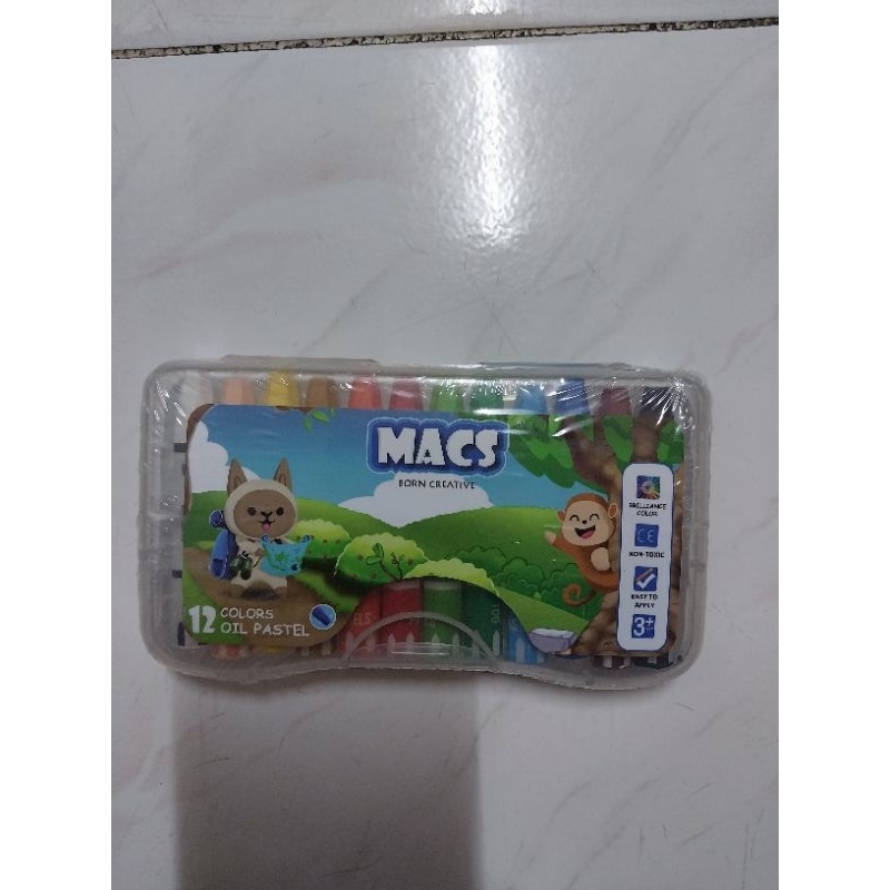

CRAYON 12 WARNA MERK MACS